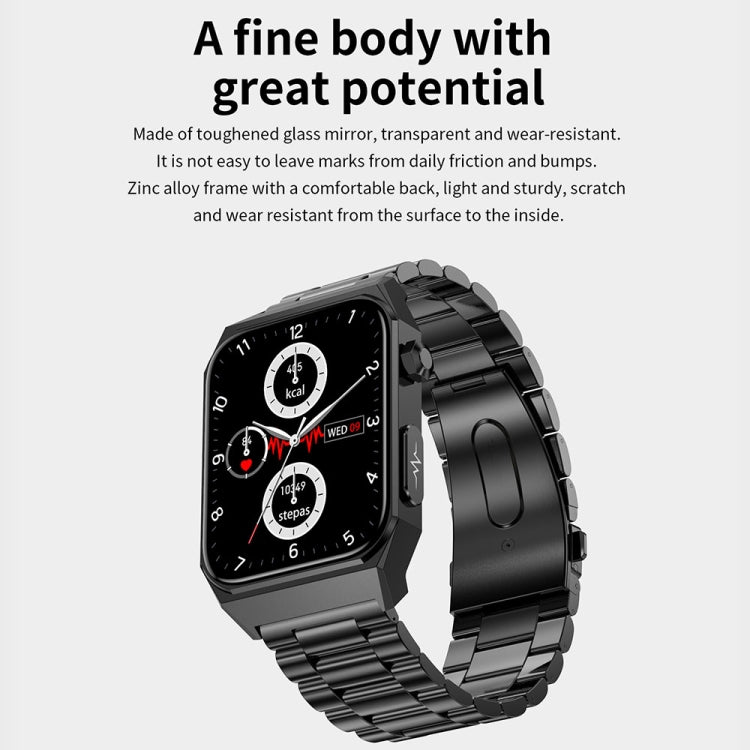 E530 1.91 inch IP68 Waterproof Silicone Band Smart Watch Supports ECG / Non-invasive Blood Sugar