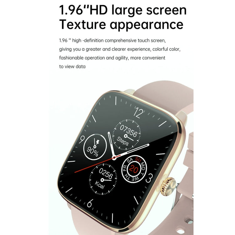 T20 1.96 inch IP67 Waterproof Silicone Band Smart Watch, Supports Dual-mode Bluetooth Call / Heart Rate Monitoring