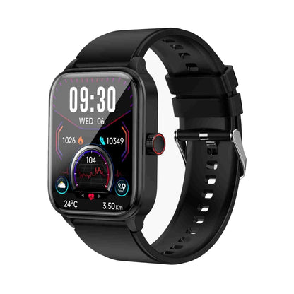 ET540 1.91 inch IP67 Waterproof Silicone Band Smart Watch, Support ECG / Non-invasive Blood Glucose Measurement, ET540 (Black), ET540 (Blue), ET540 (Red)