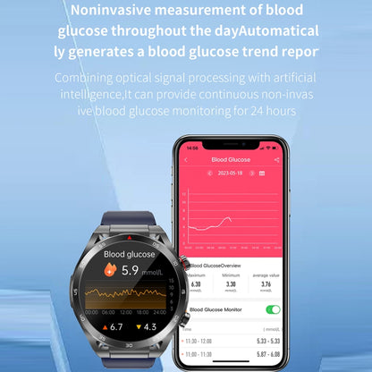 ET450 1.39 inch IP67 Waterproof Silicone Band Smart Watch, Support ECG / Non-invasive Blood Glucose Measurement, ET450 (Black), ET450 (Red), ET450 (Blue)