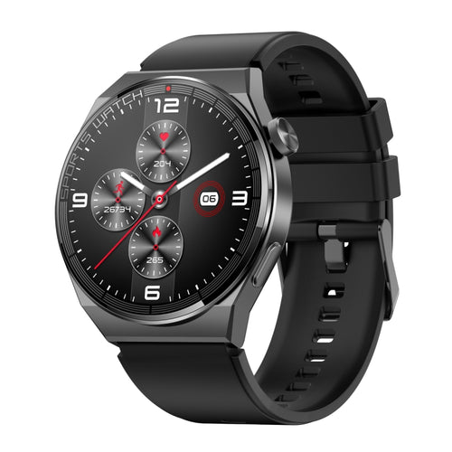 KT62 1.36 inch TFT Round Screen Smart Watch Supports Bluetooth Call/Blood Oxygen Monitoring, Silicone Strap, Leather Strap, Steel Strap