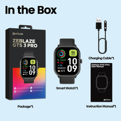 Zeblaze GTS 3 Pro IP68 1.97inch HD Fitness Smart Watch