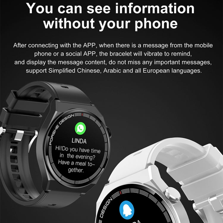 TM06 Smart Bracelet, 1.28 inch IP67 Waterproof Smart Watch, Bluetooth Call / Heart Rate / Blood Pressure / Blood Oxygen