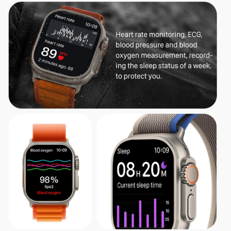 S800 Ultra Max Smart Bracelet, 1.5 inch Silicone Band Smart Watch, Bluetooth Call / Heart Rate / Blood Pressure / Blood Oxygen