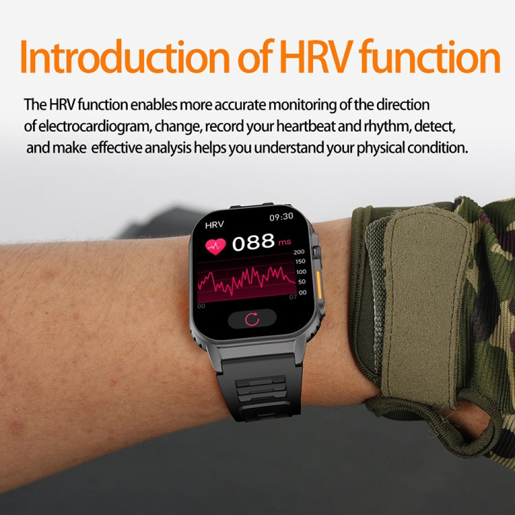 G41 Smart Bracelet, 2.01 inch IP67 Waterproof Smart Watch, Bluetooth Call / Heart Rate / Non-invasive Blood Glucose / HRV / MET