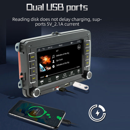 F9070 For Volkswagen 7 inch Portable Car MP5 Player Support CarPlay / Android Auto, F9070