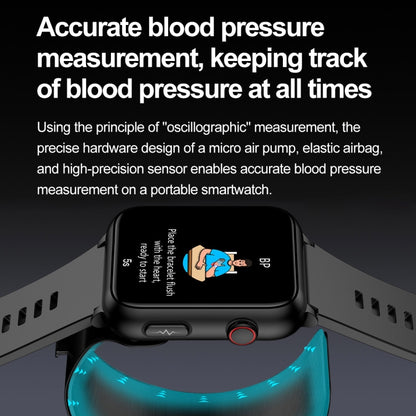 TK63 1.91 Inch Color Screen Air Pump Smart Watch, Supports Blood Pressure Monitoring / ECG