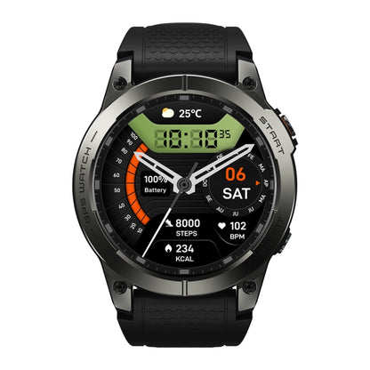 Zeblaze Stratos 3 Pro 1.43 inch AMOLED Screen Sports Smart Watch Support Bluetooth Call, Stratos 3 Pro