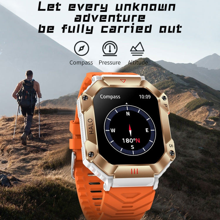 KR80 2.0 inch BT5.1 IP67 Sport Smart Watch, Support Bluetooth Call / Sleep / Blood Oxygen / Heart Rate / Blood Pressure Health Monitor