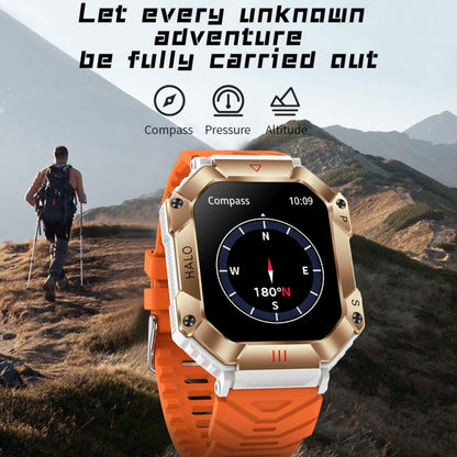 KR80 2.0 inch BT5.1 IP67 Sport Smart Watch, Support Bluetooth Call / Sleep / Blood Oxygen / Heart Rate / Blood Pressure Health Monitor