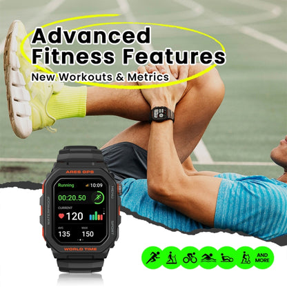 Zeblaze Ares GPS Rugged GPS Smart Watch, Support Heart Rate / Pulse Ox Blood Oxygen