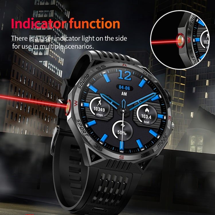 HT28 1.85 inch Silicone Strap IP68 Waterproof Smart Watch, Support Sleep Monitoring