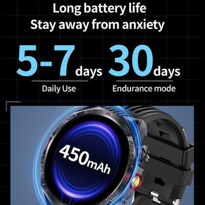 HT28 1.85 inch Silicone Strap IP68 Waterproof Smart Watch, Support Sleep Monitoring