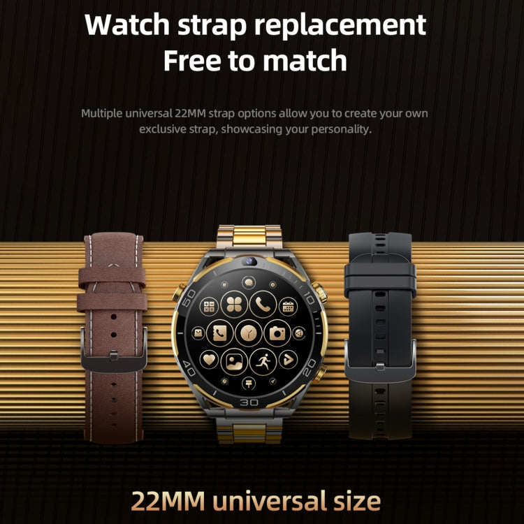 T7 1.508 inch 4G LTE Android 10 Smart Watch, 6GB+128GB, MTK6762 Octa Core, Support Heart Rate / Blood Oxygen