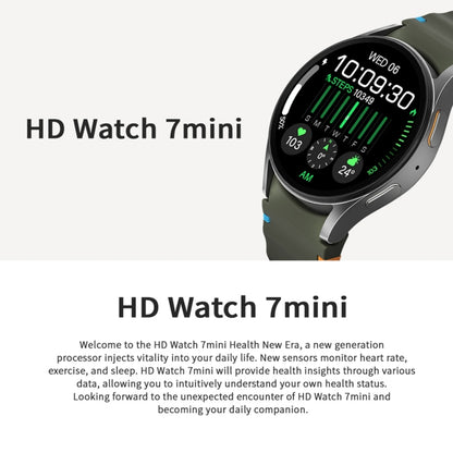 HD Watch7 mini 1.3 inch AMOLED Screen Smart Watch Supports Heart Rate Monitoring/Blood Oxygen Monitoring