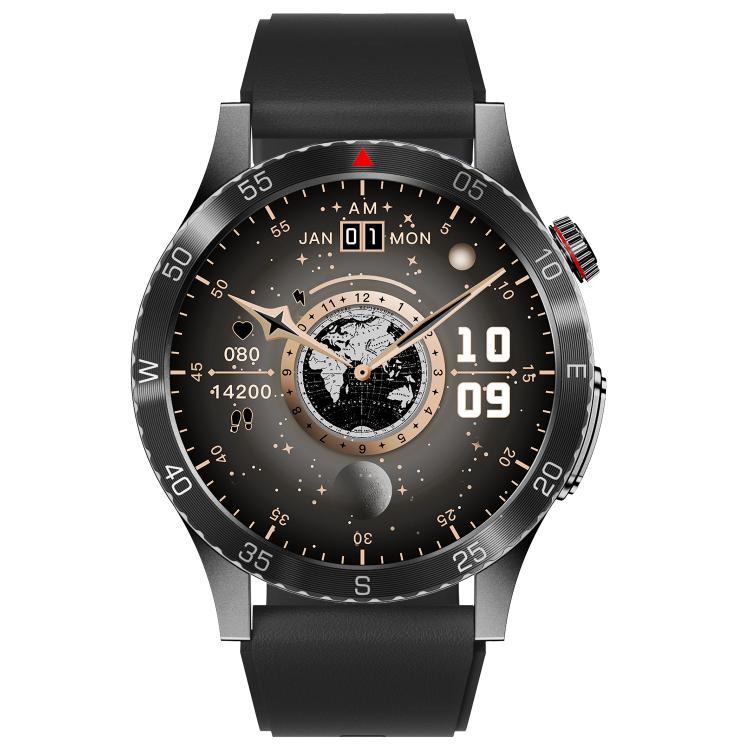 H9 1.43 inch Silicone Strap ECG Smart Watch Supports Bluetooth Calls/Smart Voice Assistant