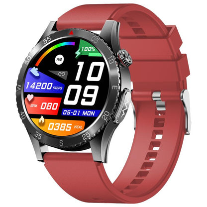 H9 1.43 inch Silicone Strap ECG Smart Watch Supports Bluetooth Calls/Smart Voice Assistant