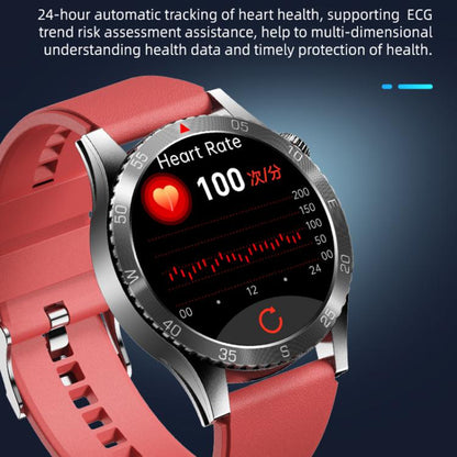 H9 1.43 inch Silicone Strap ECG Smart Watch Supports Bluetooth Calls/Smart Voice Assistant