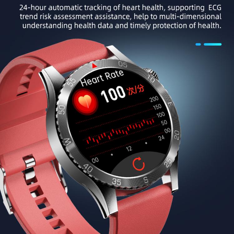 H9 1.43 inch Steel Strap ECG Smart Watch Supports Bluetooth Calls/Smart Voice Assistant