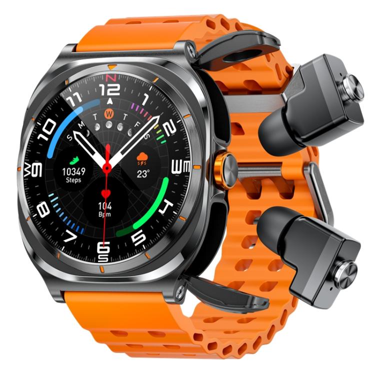 GT98 1.53 inch 2 in 1 Bluetooth Headphone IP67 Waterproof Smart Watch Supports Blood Oxygen Monitoring