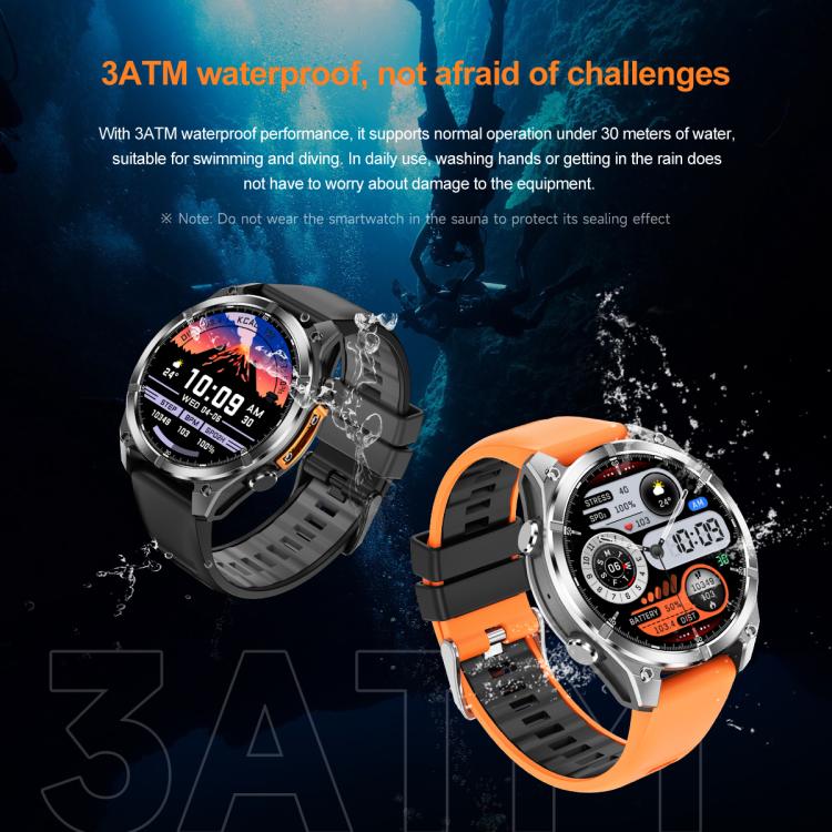 HD300 1.43 inch AMOLED Screen Dual Straps Sports Smart Watch Supports Blood Oxygen Detection