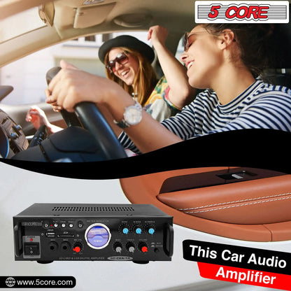 5Core 300W Dual-Channel Car Amp