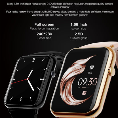 Q19 Pro IP67 Waterproof 1.69 inch Smartwatch