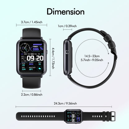 Q19 Pro IP67 Waterproof 1.69 inch Smartwatch