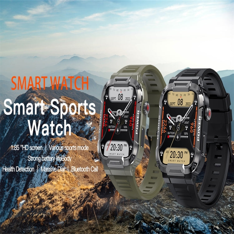 MK66 1.85 inch Color Screen Smart Watch,Support Heart Rate Monitoring / Blood Pressure Monitoring