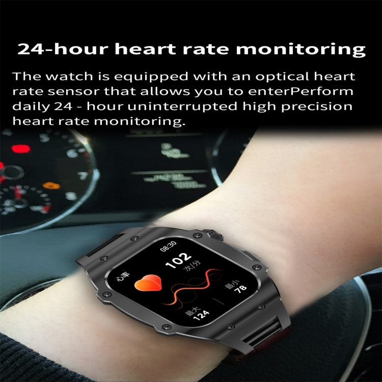 AK55 1.91 inch IP67 Waterproof Color Screen Smart Watch,Support Heart Rate / Blood Pressure / Blood Oxygen Monitoring