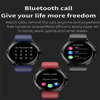 ET440 1.39 inch Color Screen Smart Silicone Strap Watch,Support Heart Rate / Blood Pressure / Blood Oxygen / Blood Glucose Monitoring