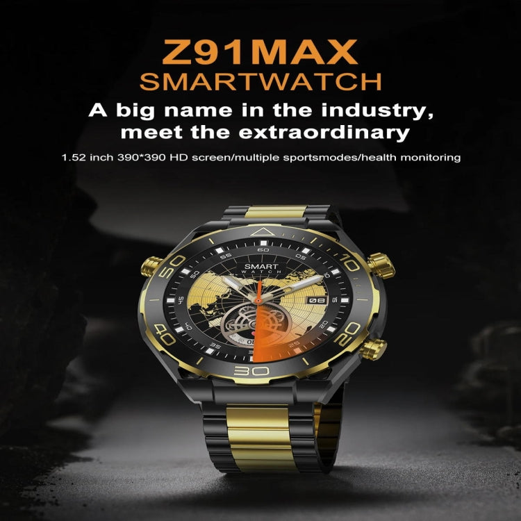 Z91 Pro Max 1.52 inch Color Screen Smart Watch,Support Bluetooth Call / Heart Rate / Blood Pressure / Blood Oxygen Monitoring