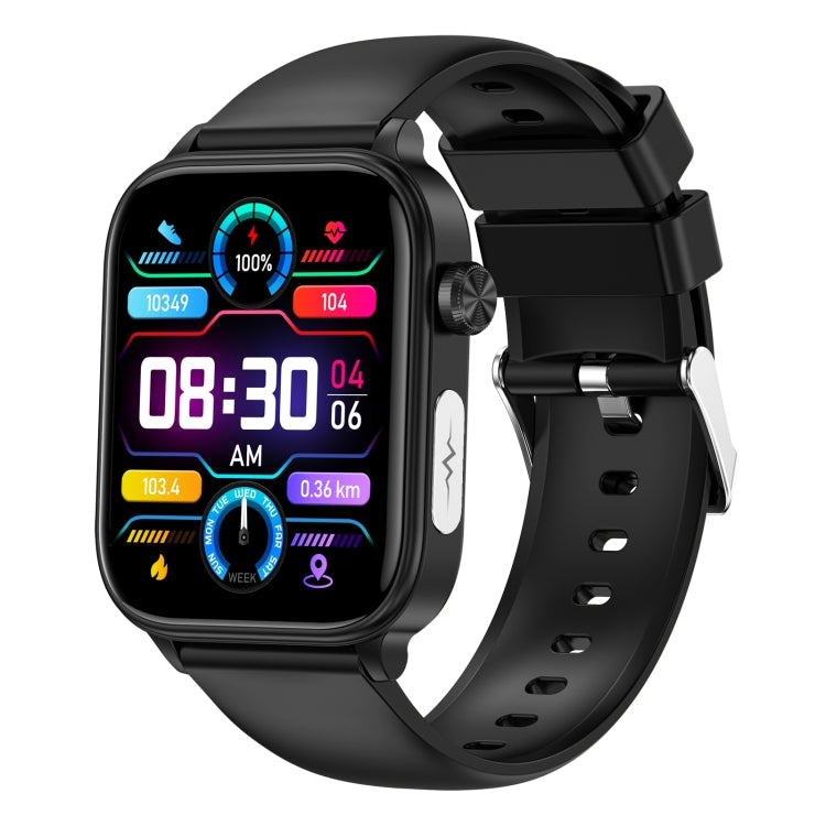 ET570 1.96 inch Color Screen Smart Watch Silicone Strap, Support Bluetooth Call / ECG