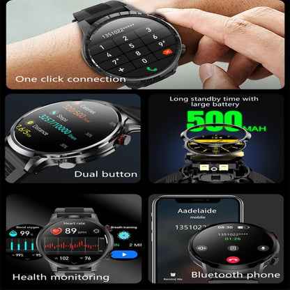 EX100 1.95 inch Color Screen Smart Watch, Support Bluetooth Call / Health Monitoring