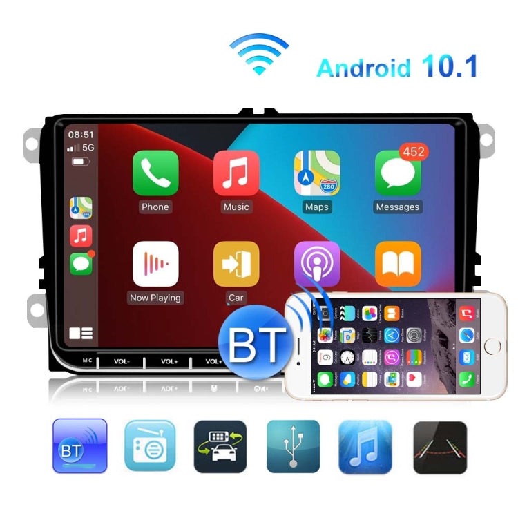 A3041 For Volkswagen 2+64G 9-inch Central Control Large Screen With Carplay Car Android10.0 Navigator Player, Style:Standard, Standard, Standard+4Lights Camera, Standard+8Lights Camera, Standard+12Lights Camera, Standard+AHD Camera