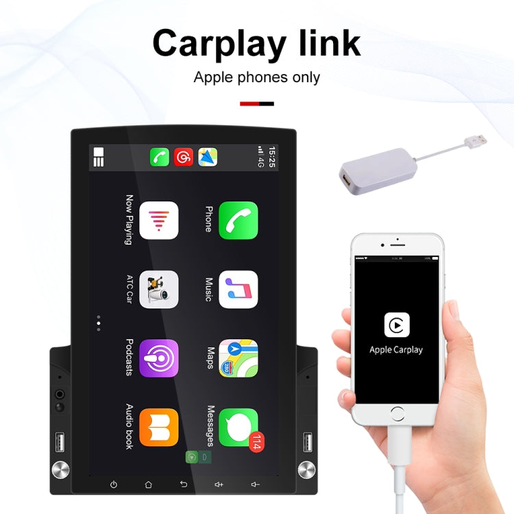 9.7 inch Vertical Screen HD 2.5D Glass Car MP5 Player Android Navigation All-in-one Machine, Standard, Standard+4 Lights Camera, Standard+8 Lights Camera, Standard+12 Lights Camera