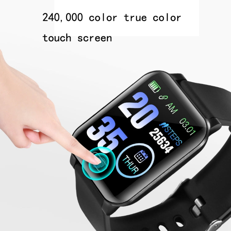 Y12 1.1 inch Screen Smart Bracelet, IP67 Waterproof, Support NFC/ Bluetooth Call/ Sleep Monitoring/ Heart Rate Monitoring/ Blood Pressure Monitoring, Blue, Black, Red