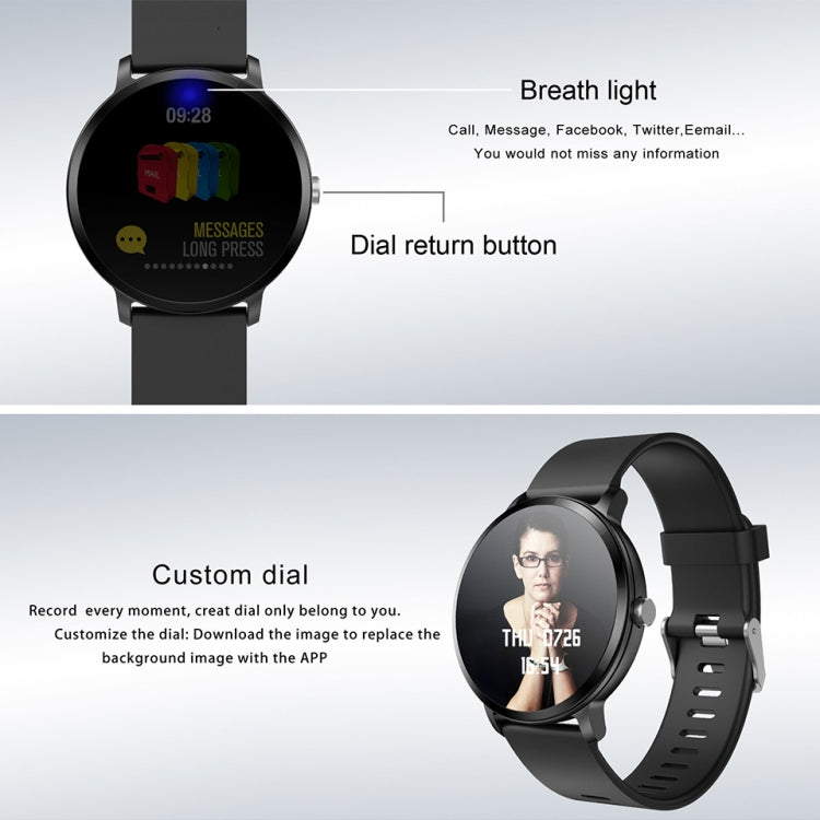 V11 Smartwatch Real-time Heart Rate Blood Pressure Monitor Multi-sport mode Breathing Light Smart Watch for Android IOS Phone