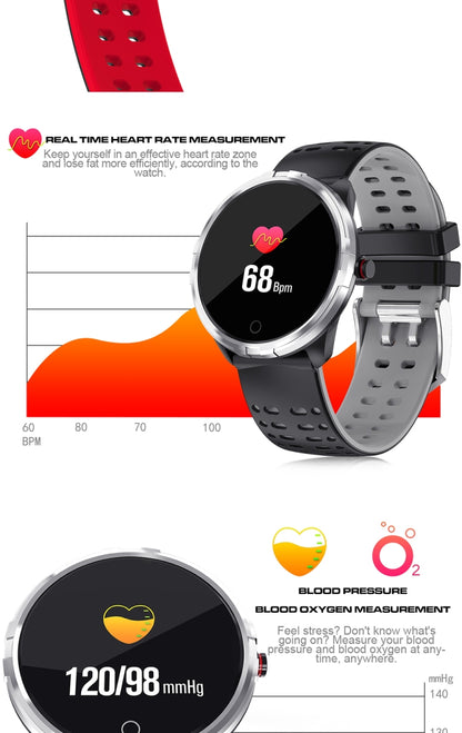 X7 Smart Watch IP68 Waterproof Men Sports Smartwatch Android Bluetooth Watch Support Heart Rate / Call Reminder / Pedometer / Sleep Monitoring / Tracker