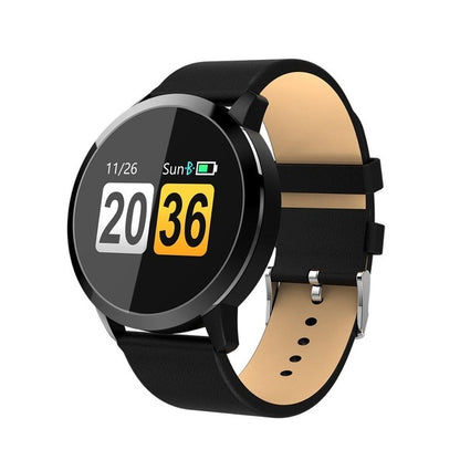 Q8 OLED Color Screen Fashion Smart Watch  IP67 Waterproof, Support Heart Rate Monitor / Blood Pressure Oxygen / Fitness Tracker