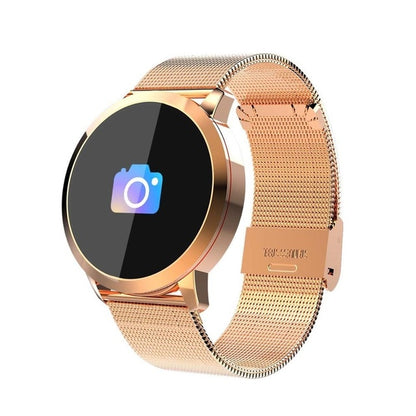 Q8 OLED Color Screen Fashion Smart Watch  IP67 Waterproof, Support Heart Rate Monitor / Blood Pressure Oxygen / Fitness Tracker