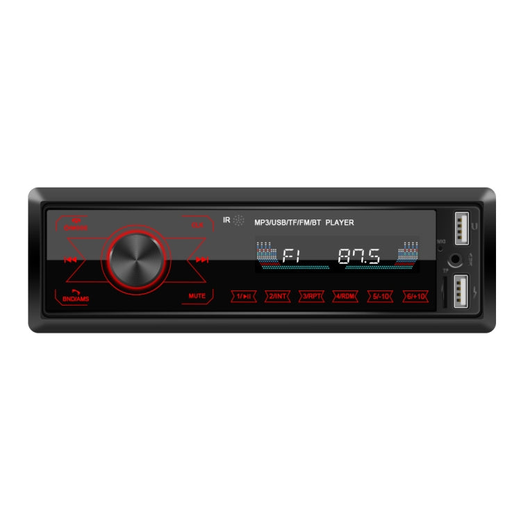 A2818 Car Bluetooth Speakerphone Car MP3 Player Function Touch Double U Disk Colorful Lights Radio, Specification:, Standard, Standard+8G Memory Card, Standard+16G Memory Card, Standard+32G Memory Card