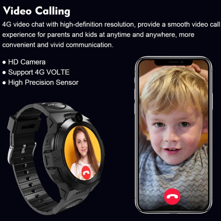 LT32 European Edition 4G Waterproof Touch Video Photograph GPS Children Phone Smart Watch, Black, Blue, Red