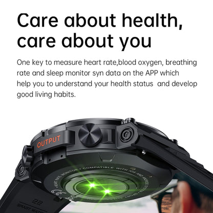 K56Pro 1.39 Inch Heart Rate/Blood Pressure/Blood Oxygen Monitoring Smart Calling Watch