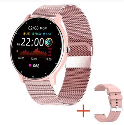 BW0223 Heart Rate/Blood Oxygen/Blood Pressure Monitoring Bluetooth Smart Calling Watch, Silicone Black, Silicone Blue, Silicone Pink, Silicone Beige, Mesh Black, Mesh Pink, Mesh Blue