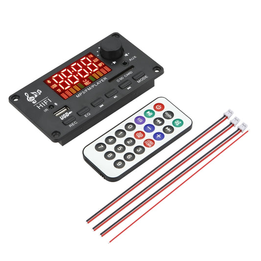 JX-Y04 12V 50W Color Screen Bluetooth Decoding Board,Support FM / Call / Recording, JX-Y04 White, JX-Y04 Black, JX-Y04 Black White