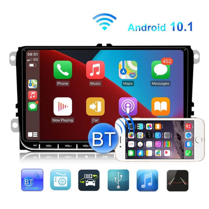 A2743 For Volkswagen 1+16G 9-inch Central Control Large Screen With Carplay Car Android10.0 Navigator Player, Style:, Standard, Standard+4Lights Camera, Standard+8Lights Camera, Standard+12Lights Camera, Standard+AHD Camera