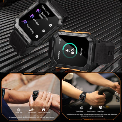 C20 Pro 1.83 Inch IP68 Waterproof Bluetooth Call Three-Proof Smart Sports Watch