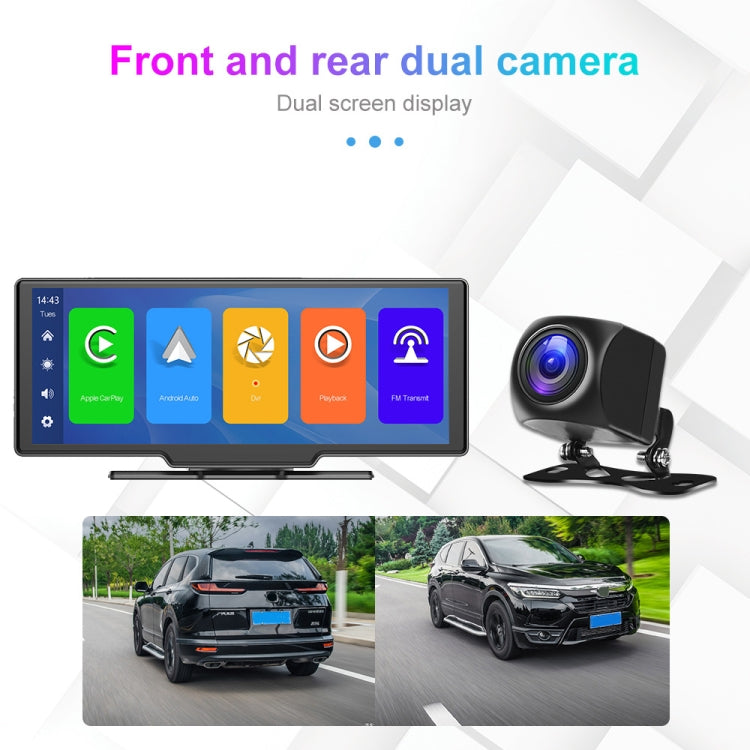 Car 10.26 Inch Portable Wireless CarPlay Display Android Auto Mobile Phone Screen, A3073 10.26 Inch