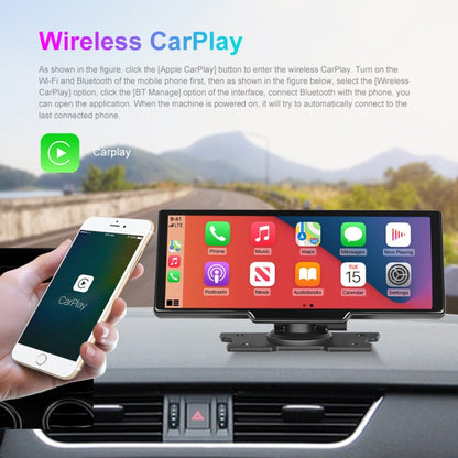 Car 10.26 Inch Portable Wireless CarPlay Display Android Auto Mobile Phone Screen, A3073 10.26 Inch